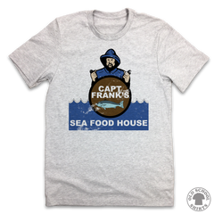 Captain Frank's Sea Food House - Old School Shirts- Retro Sports T Shirts