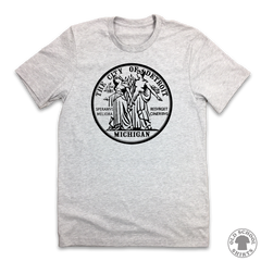Detroit City Crest - Old School Shirts- Retro Sports T Shirts
