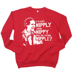 Clark Griswold Nipply Ugly Christmas Sweatshirt