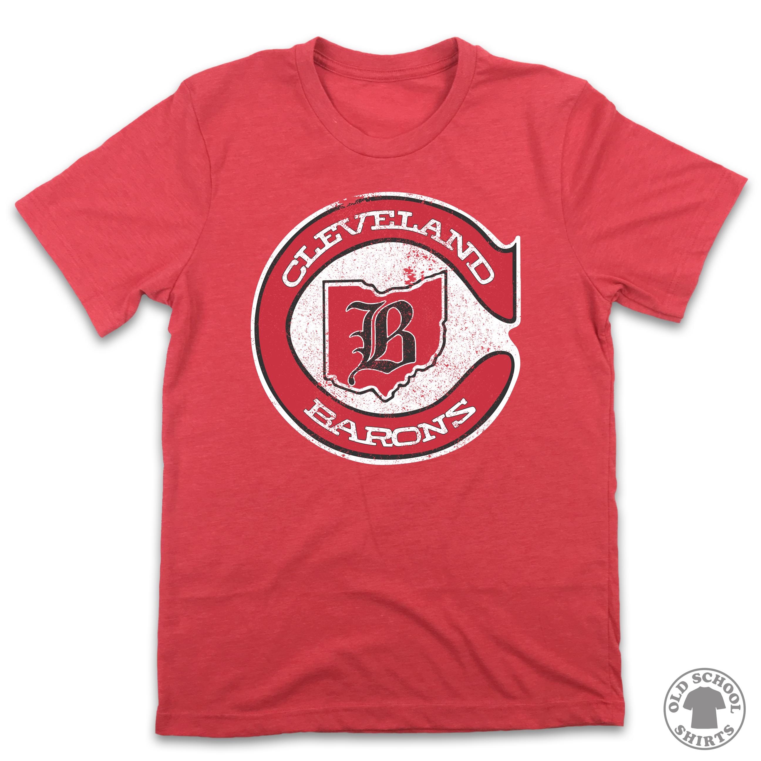 Cleveland Barons - Old School Shirts- Retro Sports T Shirts