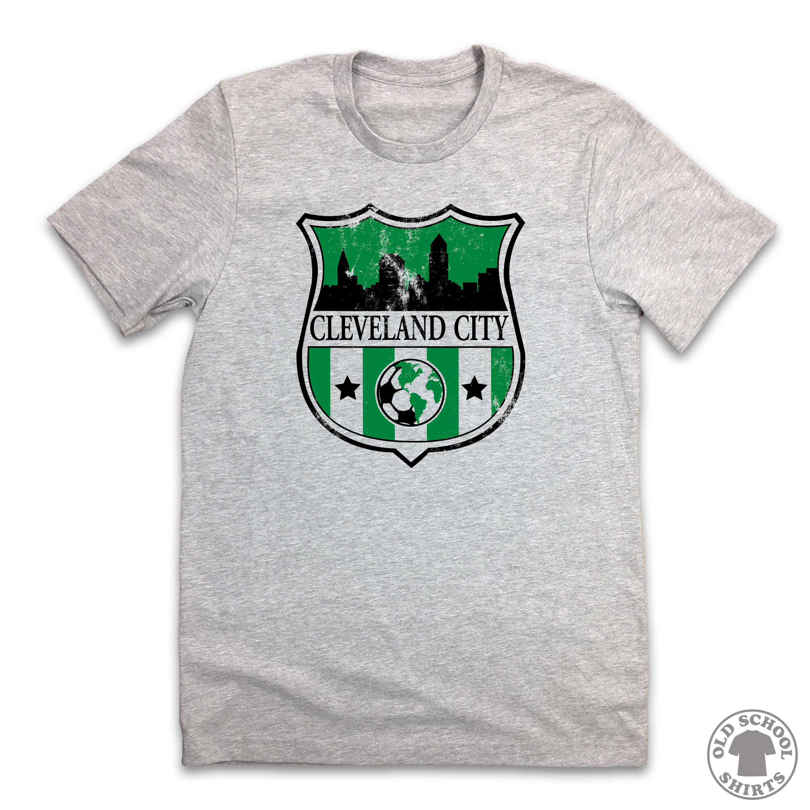 Cleveland Soccer City - Old School Shirts- Retro Sports T Shirts