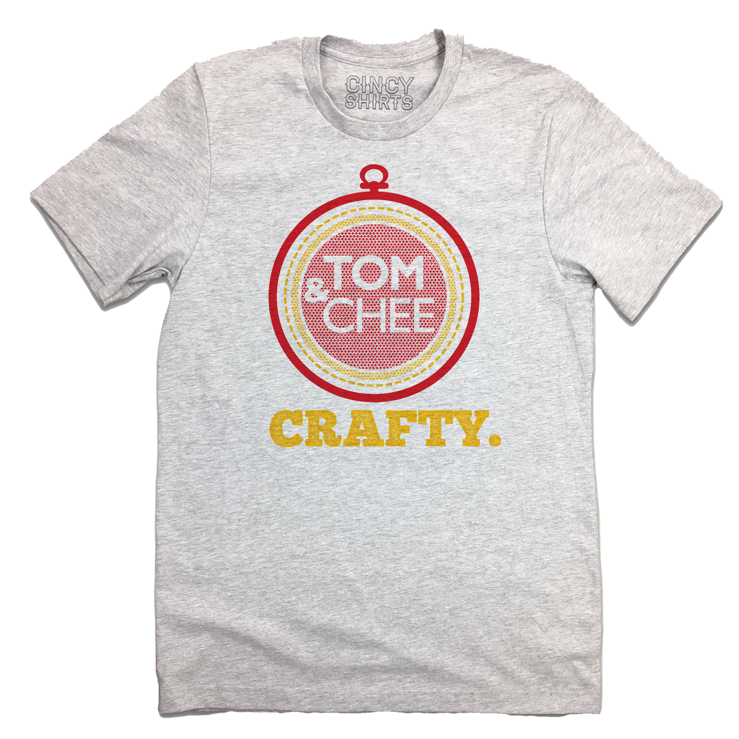 Tom & Chee Crafty T-shirt grey