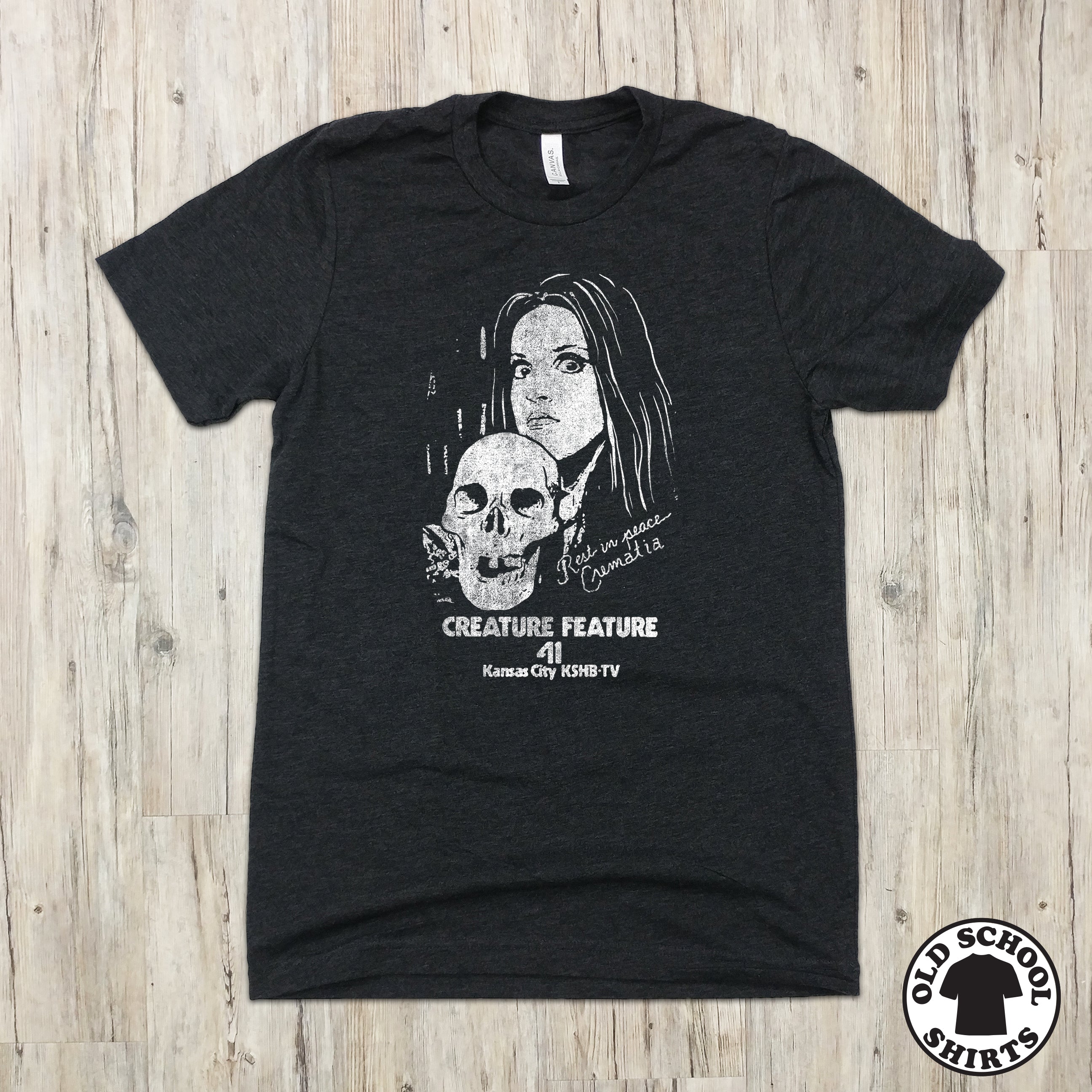 Crematia Mortum - Creature Feature - Old School Shirts- Retro Sports T Shirts