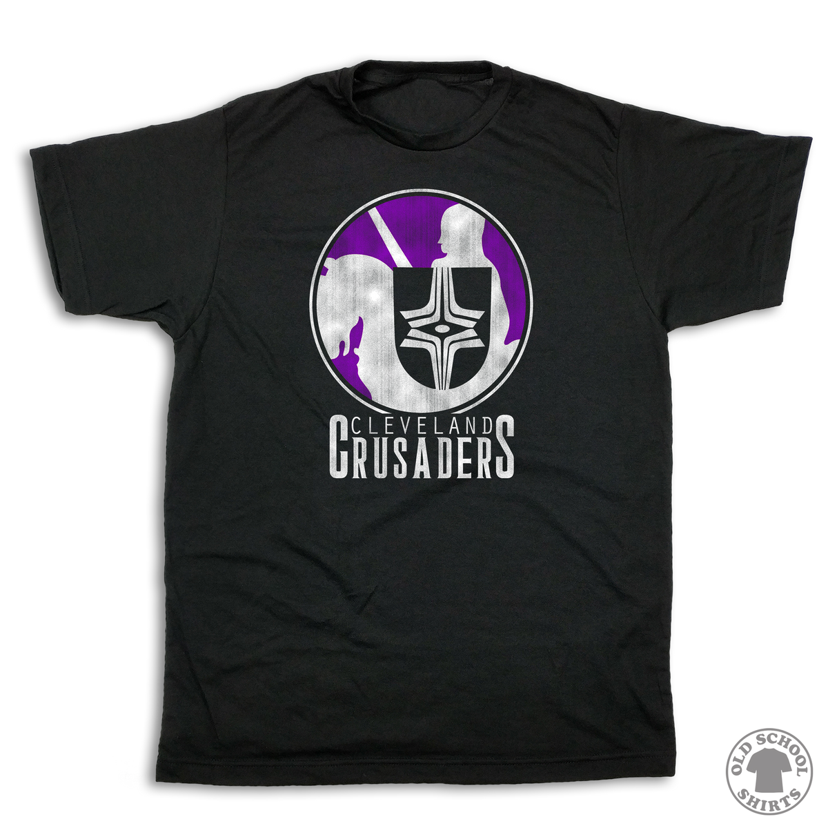 Cleveland Crusaders Hockey - Old School Shirts- Retro Sports T Shirts