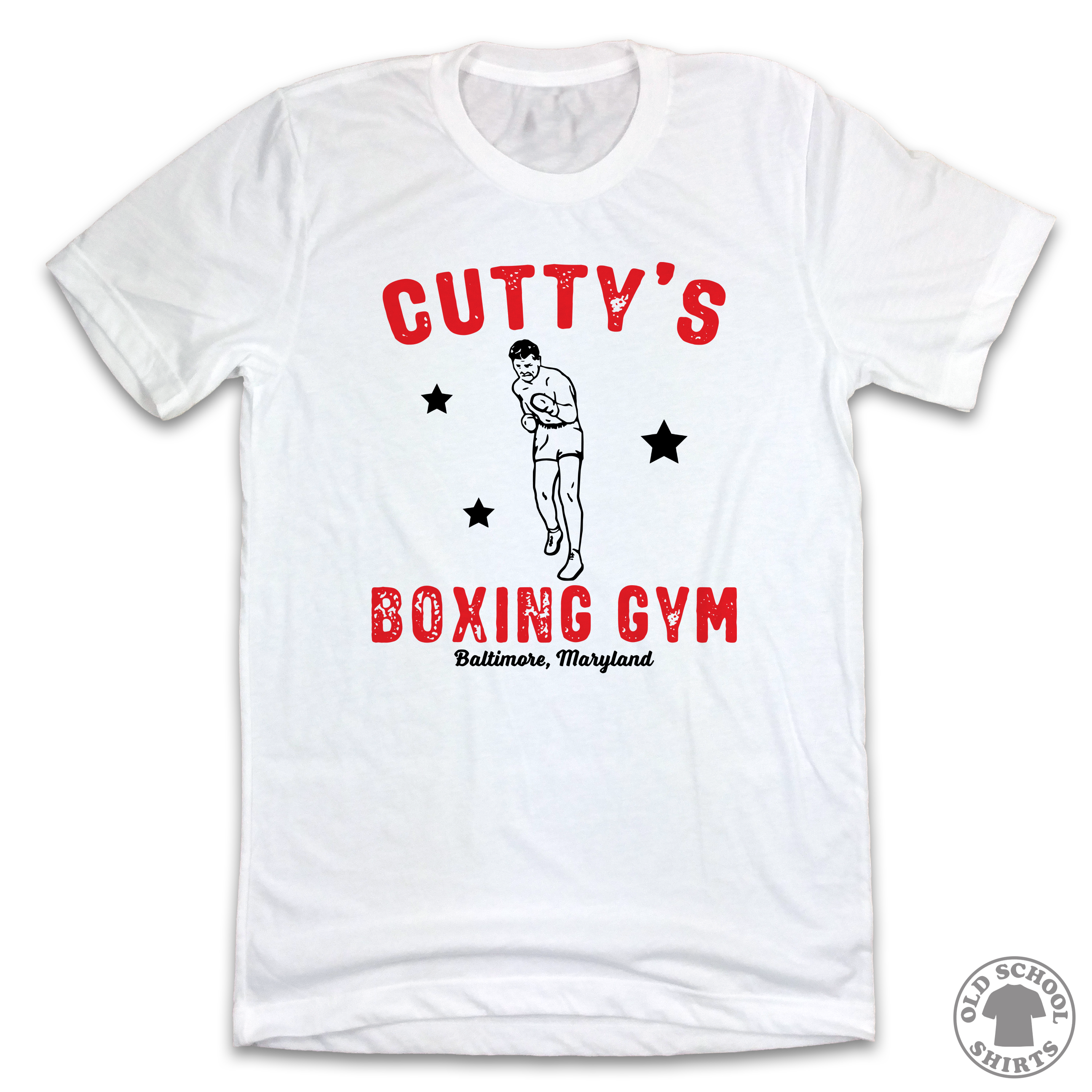 Cutty's Boxing Gym - Old School Shirts- Retro Sports T Shirts
