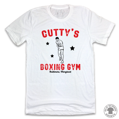 Cutty's Boxing Gym - Old School Shirts- Retro Sports T Shirts
