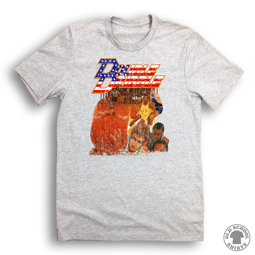 Double Dribble - Old School Shirts- Retro Sports T Shirts