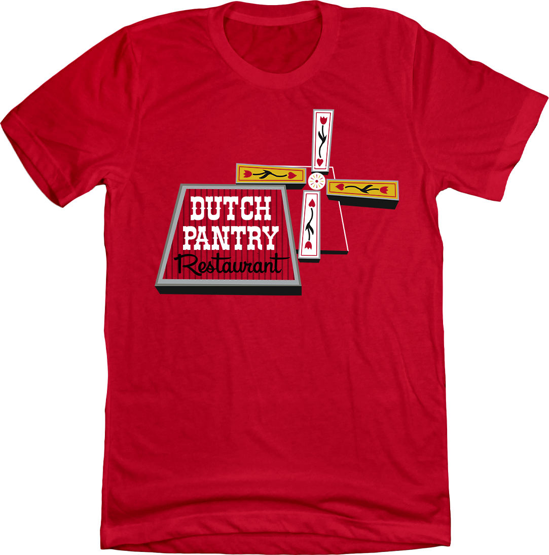 Dutch Pantry T-shirt red Old School Shirts
