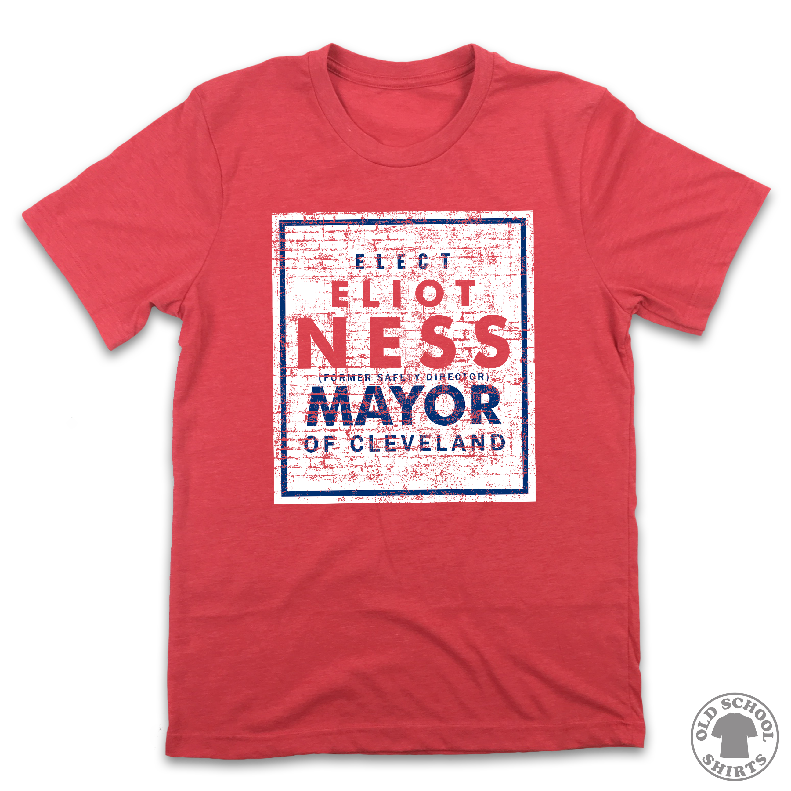 Eliot Ness for Mayor - Old School Shirts- Retro Sports T Shirts