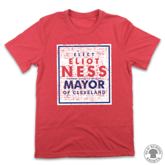 Eliot Ness for Mayor - Old School Shirts- Retro Sports T Shirts