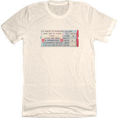 Elvis Concert Ticket Cincinnati T-shirt