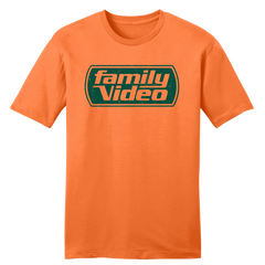 Family Video Logo Shirt tee Orange