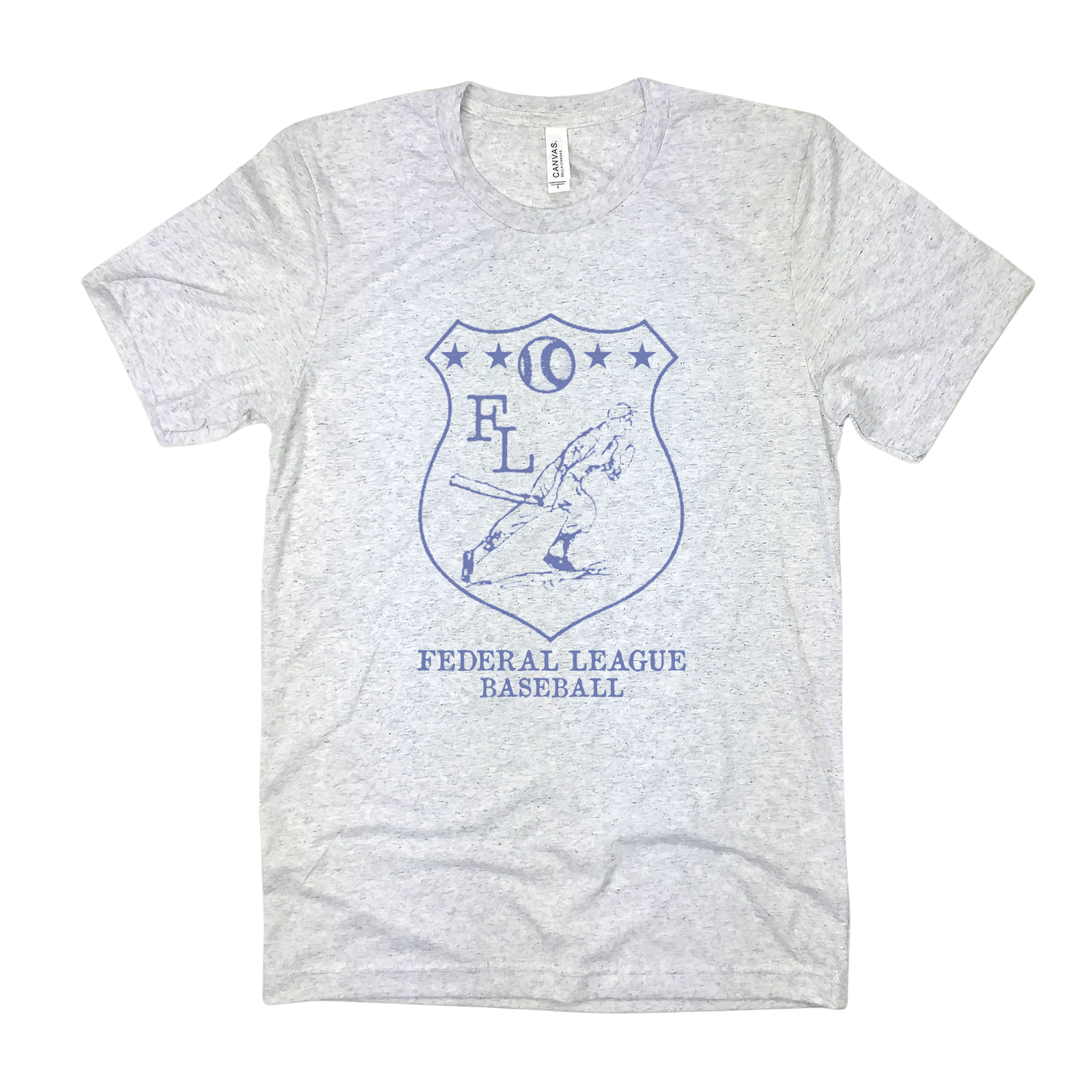 Federal League of Baseball T-shirt grey Old School Shirts