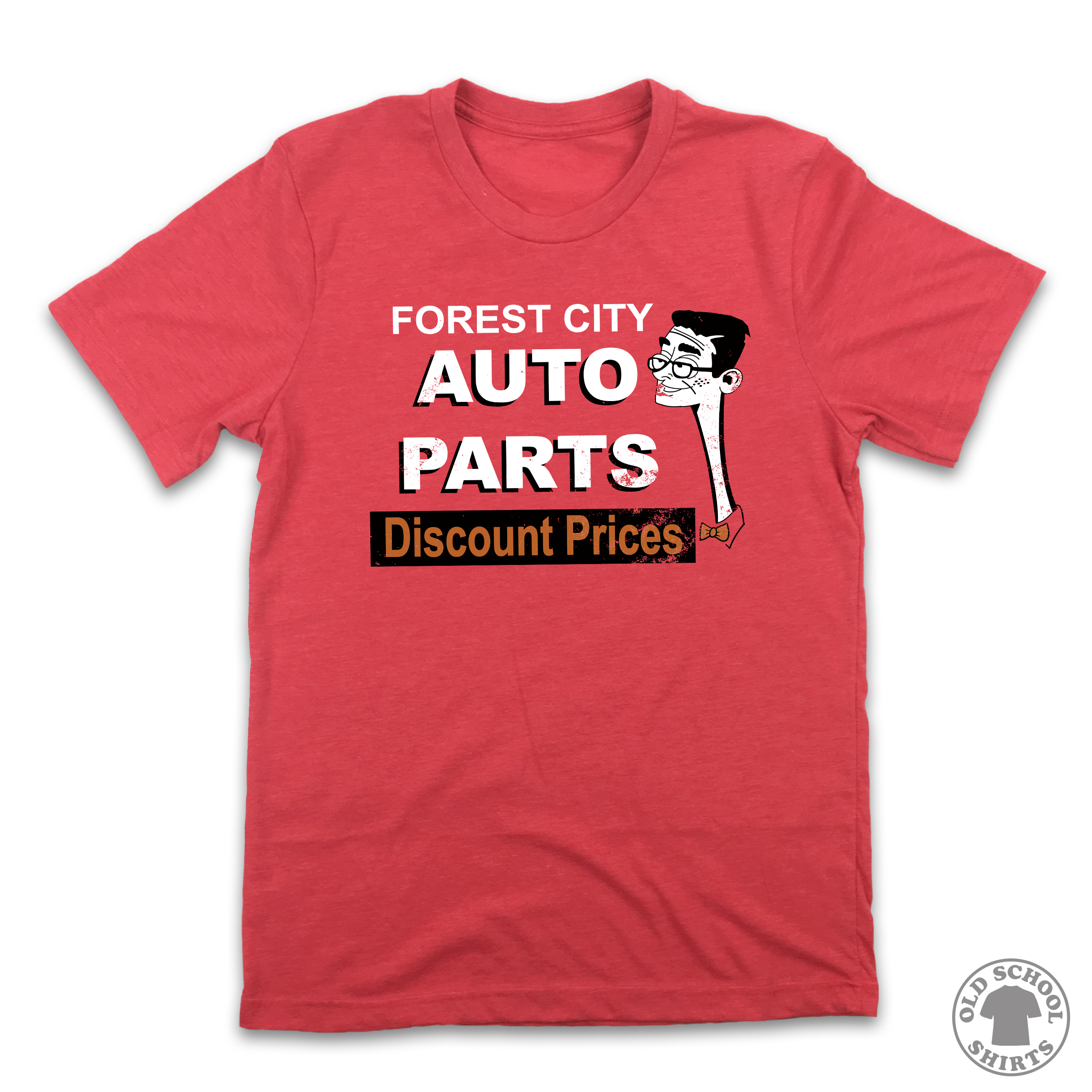 Forest City Auto Parts - Old School Shirts- Retro Sports T Shirts