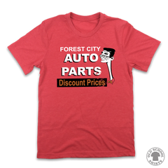 Forest City Auto Parts - Old School Shirts- Retro Sports T Shirts