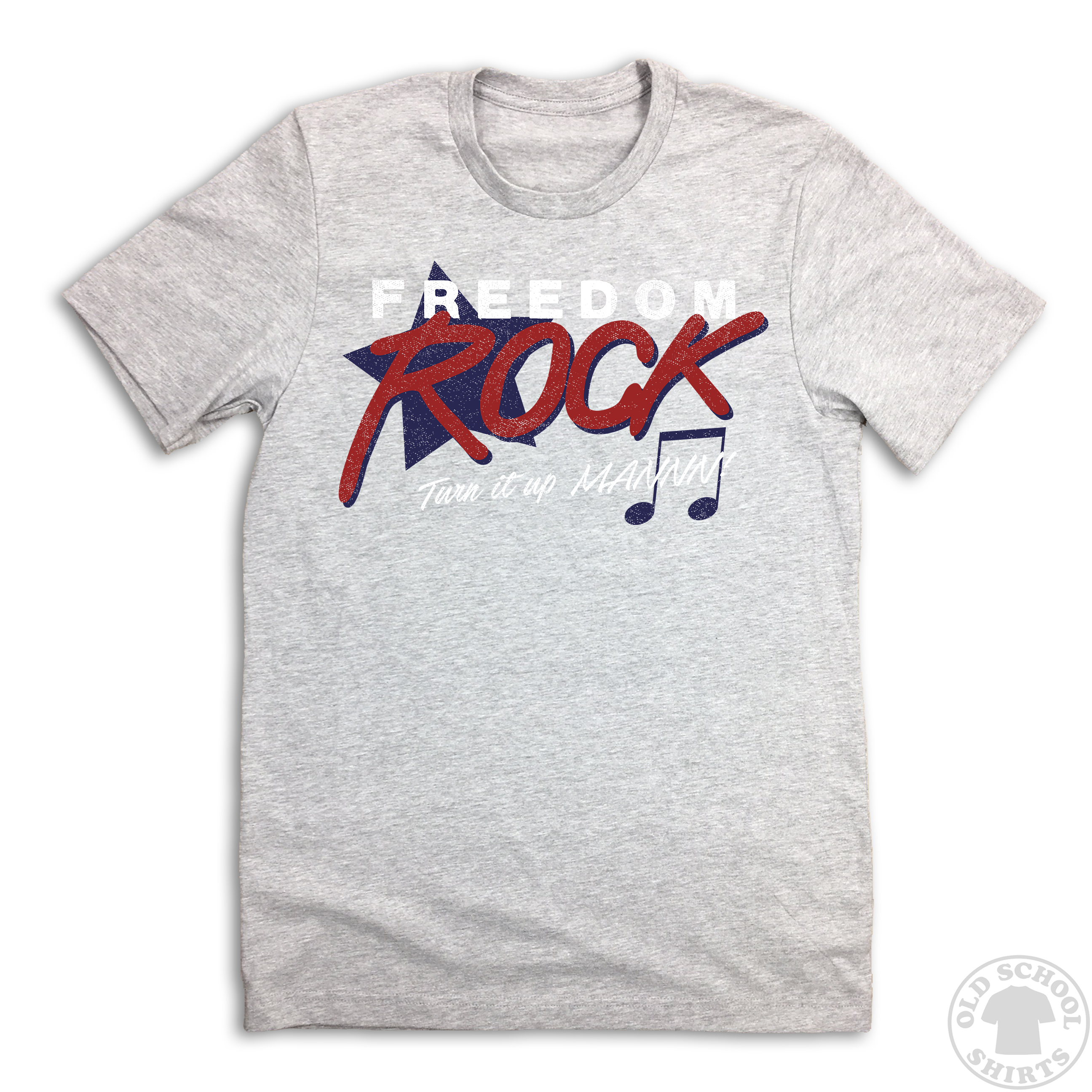 Freedom Rock! - Old School Shirts- Retro Sports T Shirts
