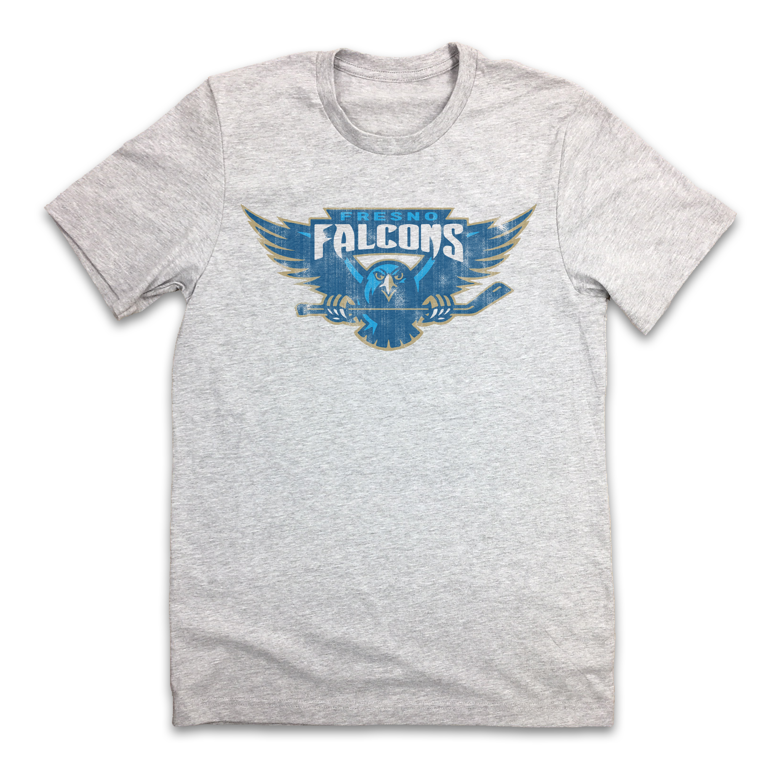 Fresno Falcons Modern Logo - Old School Shirts- Retro Sports T Shirts