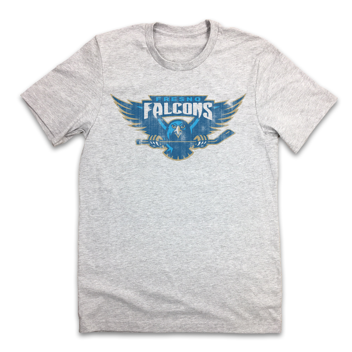 Fresno Falcons Modern Logo - Old School Shirts- Retro Sports T Shirts