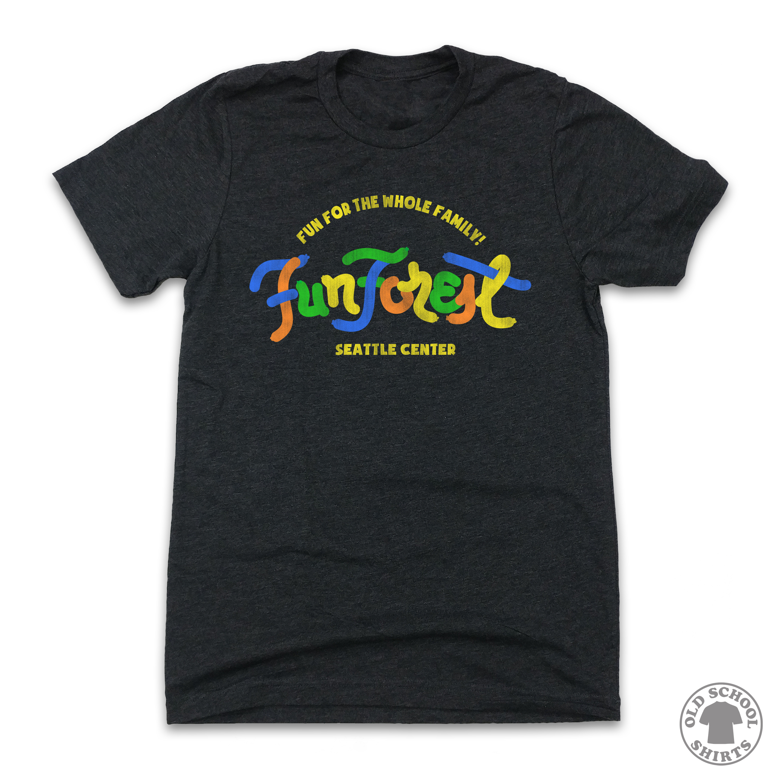 Fun Forest Seattle Center - Old School Shirts- Retro Sports T Shirts