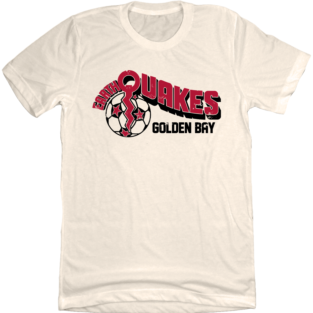 Golden Bay Earthquakes T-shirt White Old School Shirts