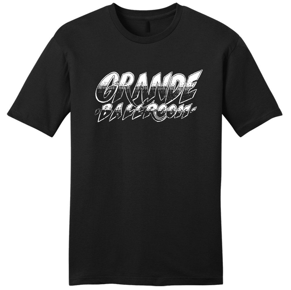 Grande Ballroom Black and White Logo tee
