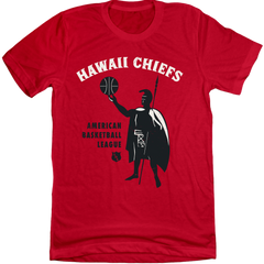 Hawaii Chiefs ABL T-shirt red Old School Shirts