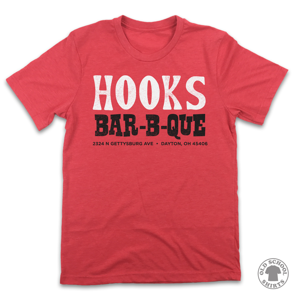 Hooks Bar-B-Que - Old School Shirts- Retro Sports T Shirts