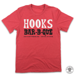 Hooks Bar-B-Que - Old School Shirts- Retro Sports T Shirts