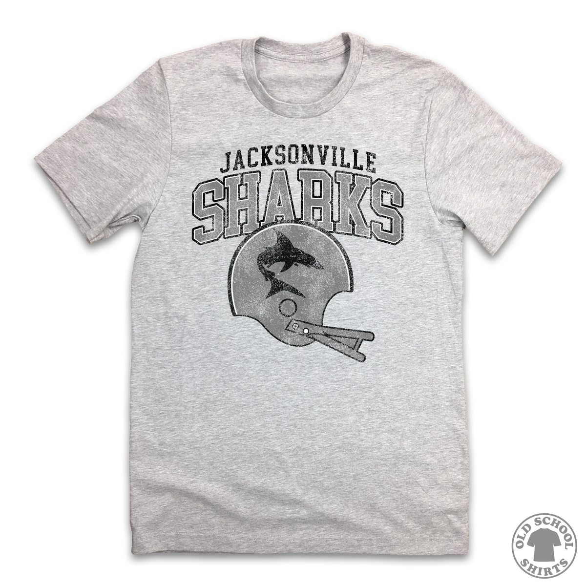 Jacksonville Sharks World Football League - Old School Shirts- Retro Sports T Shirts