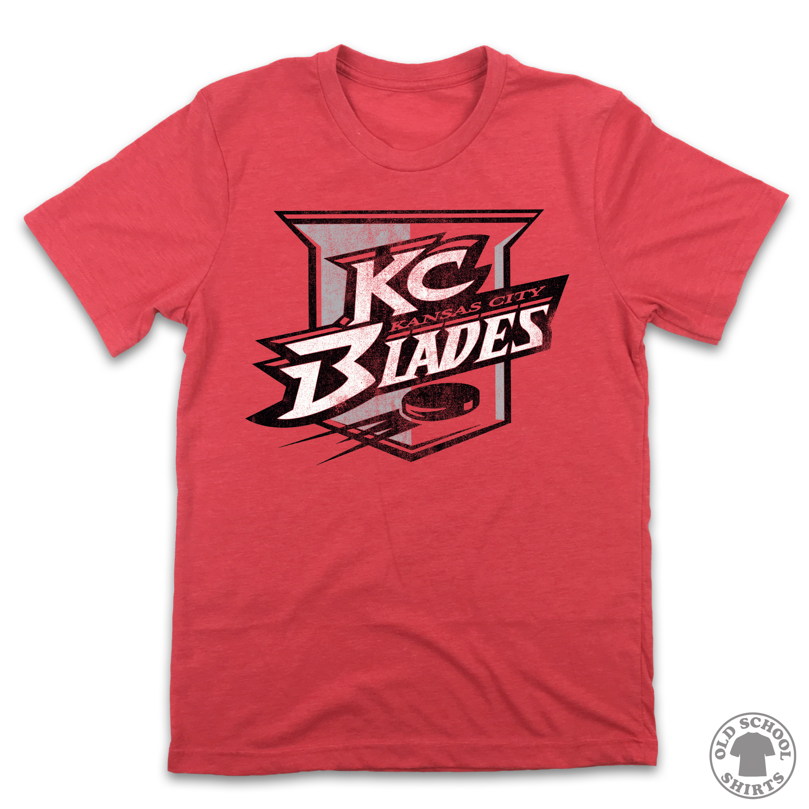Kansas City Blades - Old School Shirts- Retro Sports T Shirts