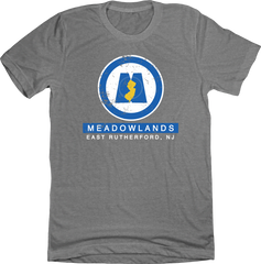 The Meadowlands New Jersey grey T-shirt Old School Shirts