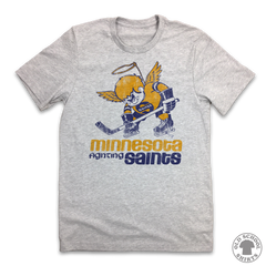 Minnesota Fighting Saints - Old School Shirts- Retro Sports T Shirts