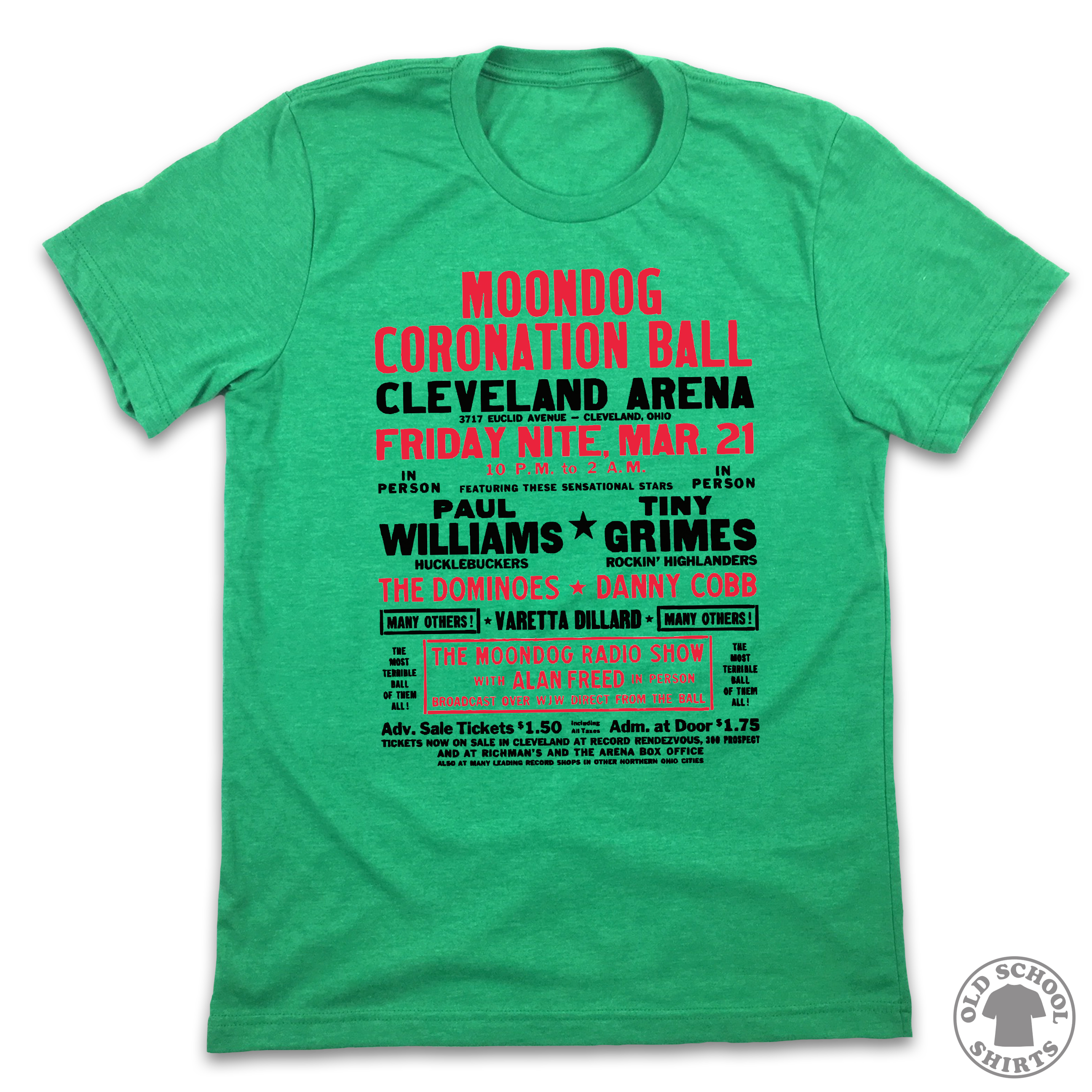 Moondog Coronation Ball - Old School Shirts- Retro Sports T Shirts