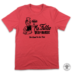 Mr. Fables Beef-Burgs - Old School Shirts- Retro Sports T Shirts
