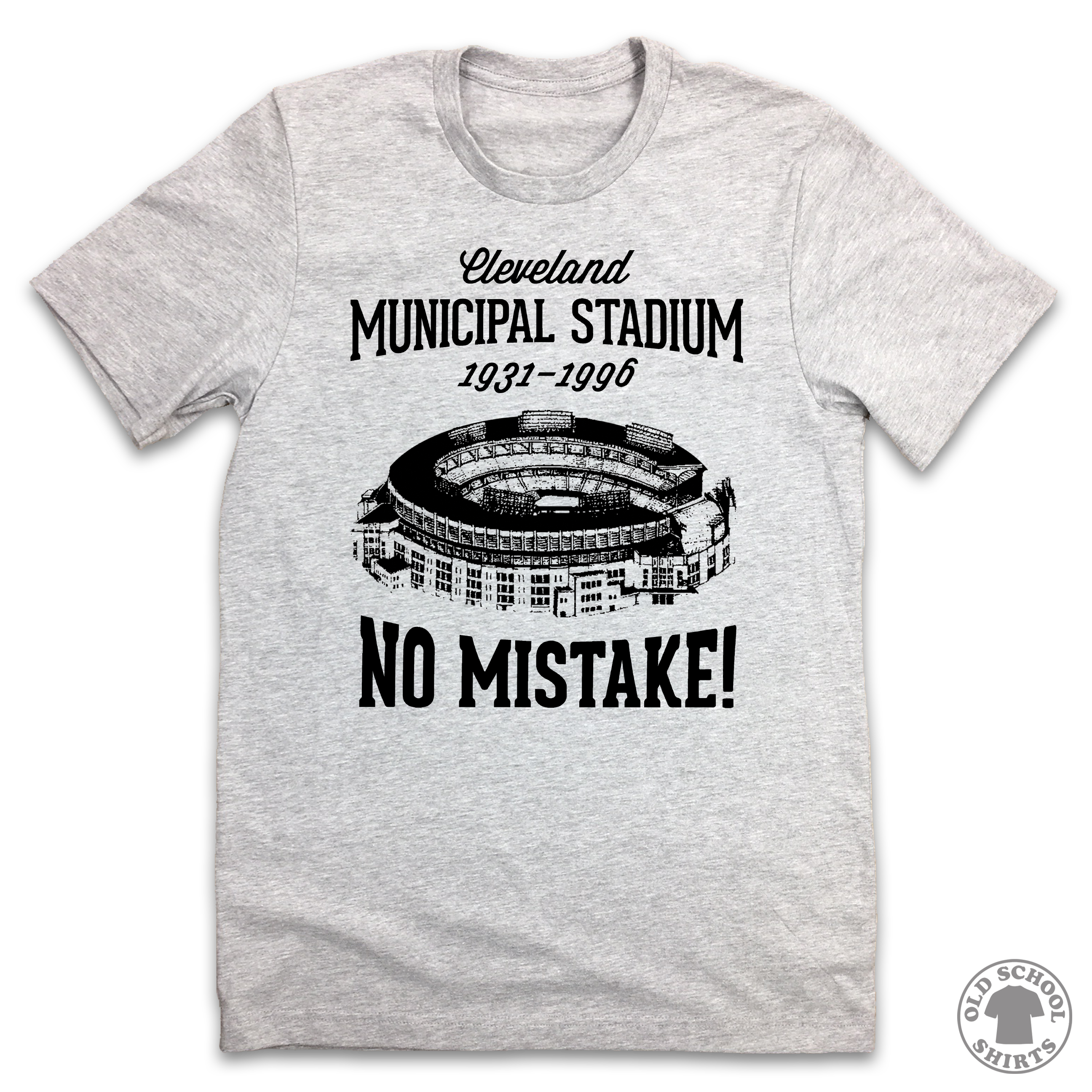 Cleveland Municipal Stadium - Old School Shirts- Retro Sports T Shirts
