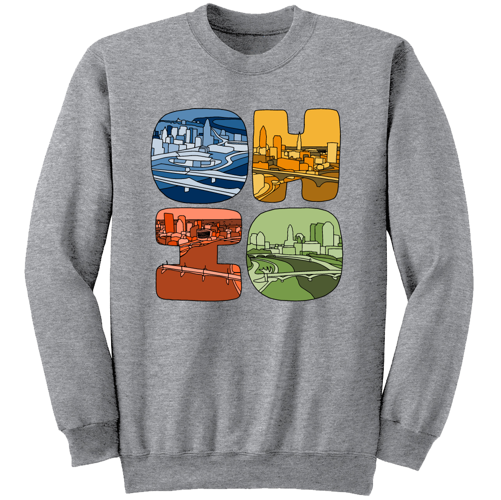 Ohio Cities Crewneck