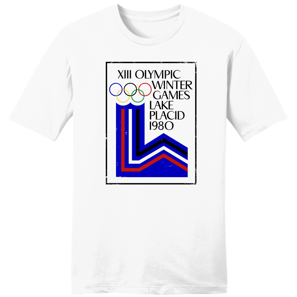 1980 Lake Placid Logo T-shirt