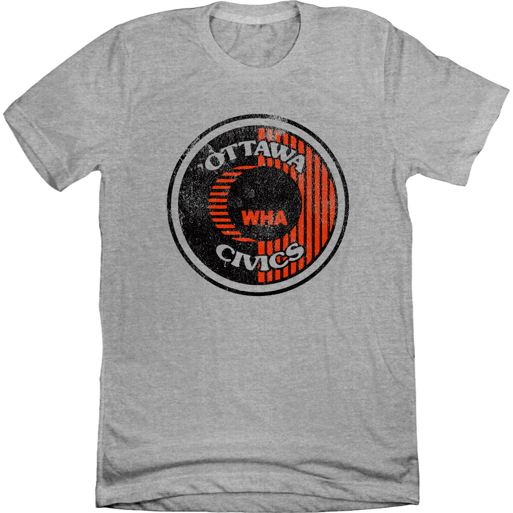 Ottawa Civics grey T-shirt Old School Shirts