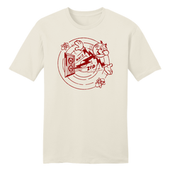 Reddy Kilowatt Whiz Zip tee