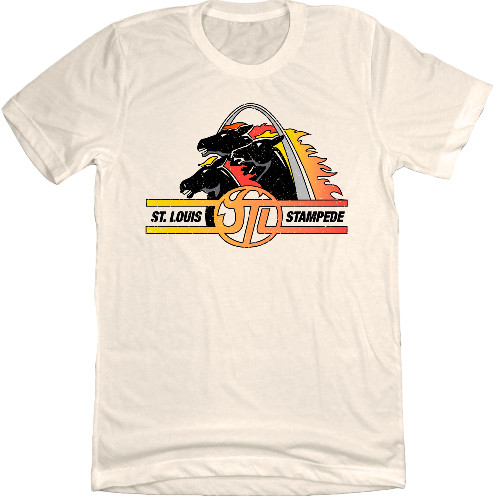 St. Louis Stampede T-shirt natural white Old School Shirts