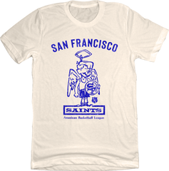 San Francisco Saints ABL white T-shirt Old School Shirts