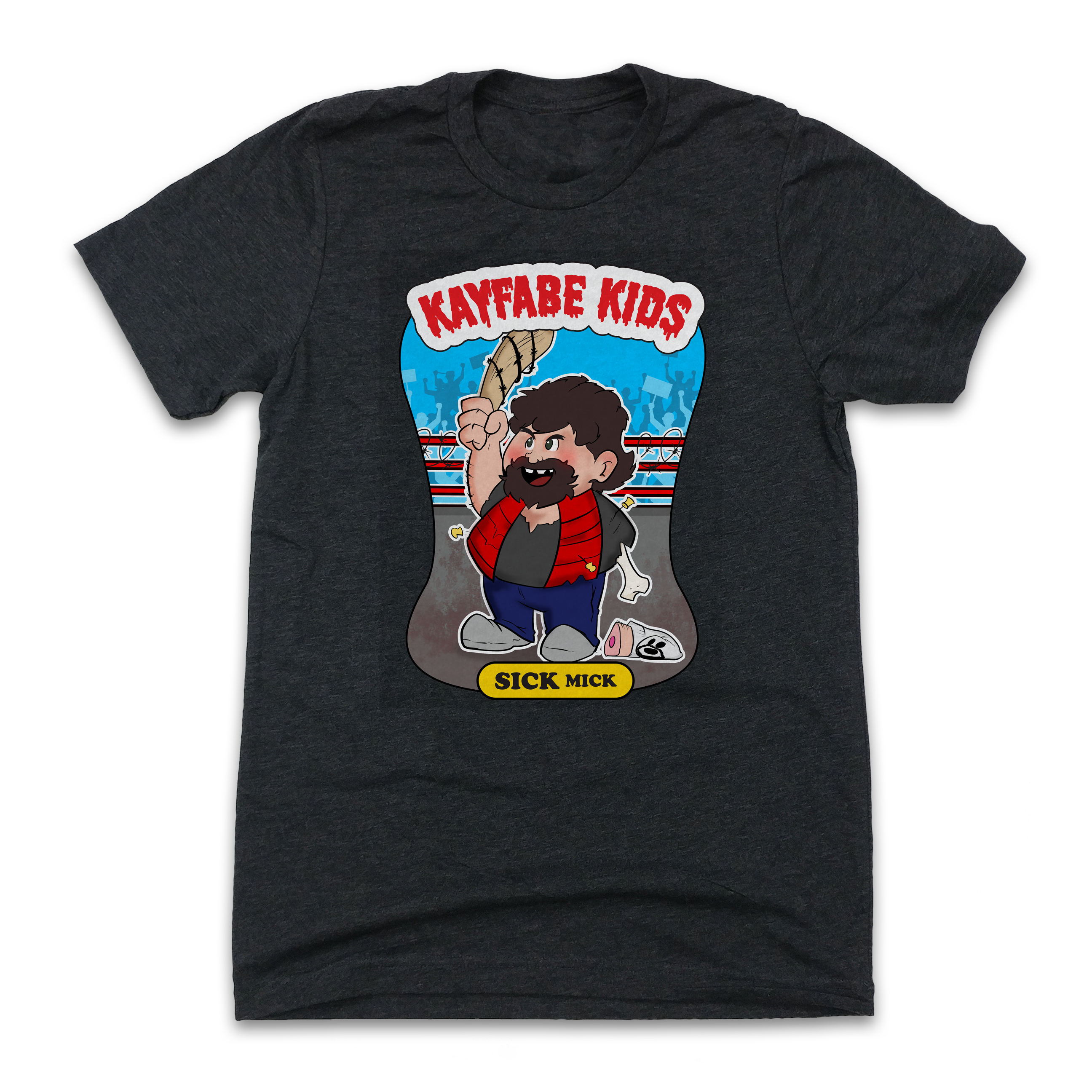 Kayfabe Kids - Sick Mick - Old School Shirts- Retro Sports T Shirts