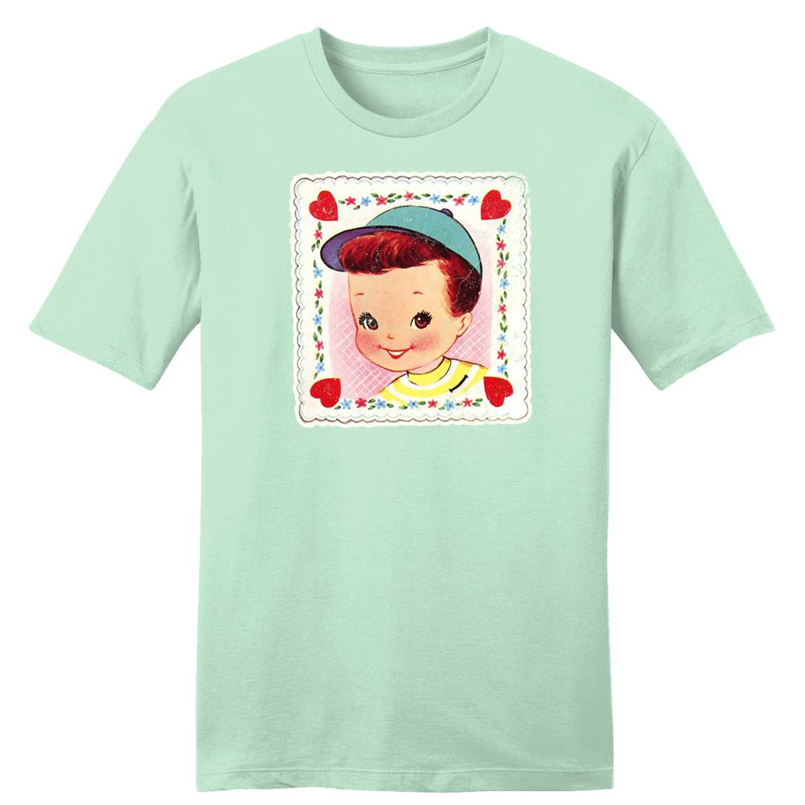 Smiling Boy - Vintage Valentine's Day Tee