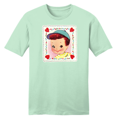 Smiling Boy - Vintage Valentine's Day Tee