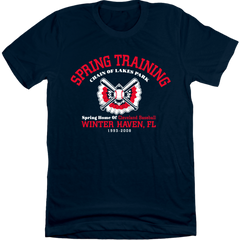 Cleveland Spring Training Winter Haven Navy T-shirt Old School Shirts