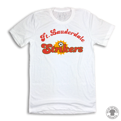 Ft. Lauderdale Strikers - Old School Shirts- Retro Sports T Shirts