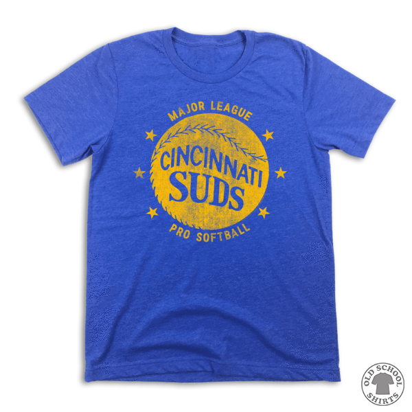 Cincinnati Suds Softball - Old School Shirts- Retro Sports T Shirts