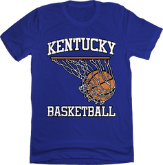 Kentucky Basketball Swoosh T-shirt Blue