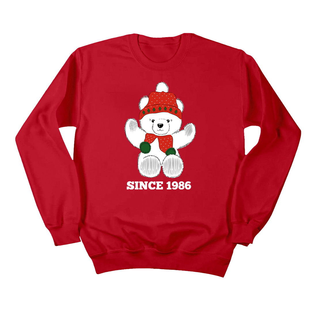 Lazzie Bear Since 1986 crewneck sweatshirt Old School Shirts