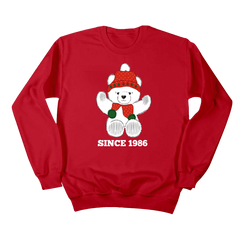 Lazzie Bear Since 1986 crewneck sweatshirt Old School Shirts
